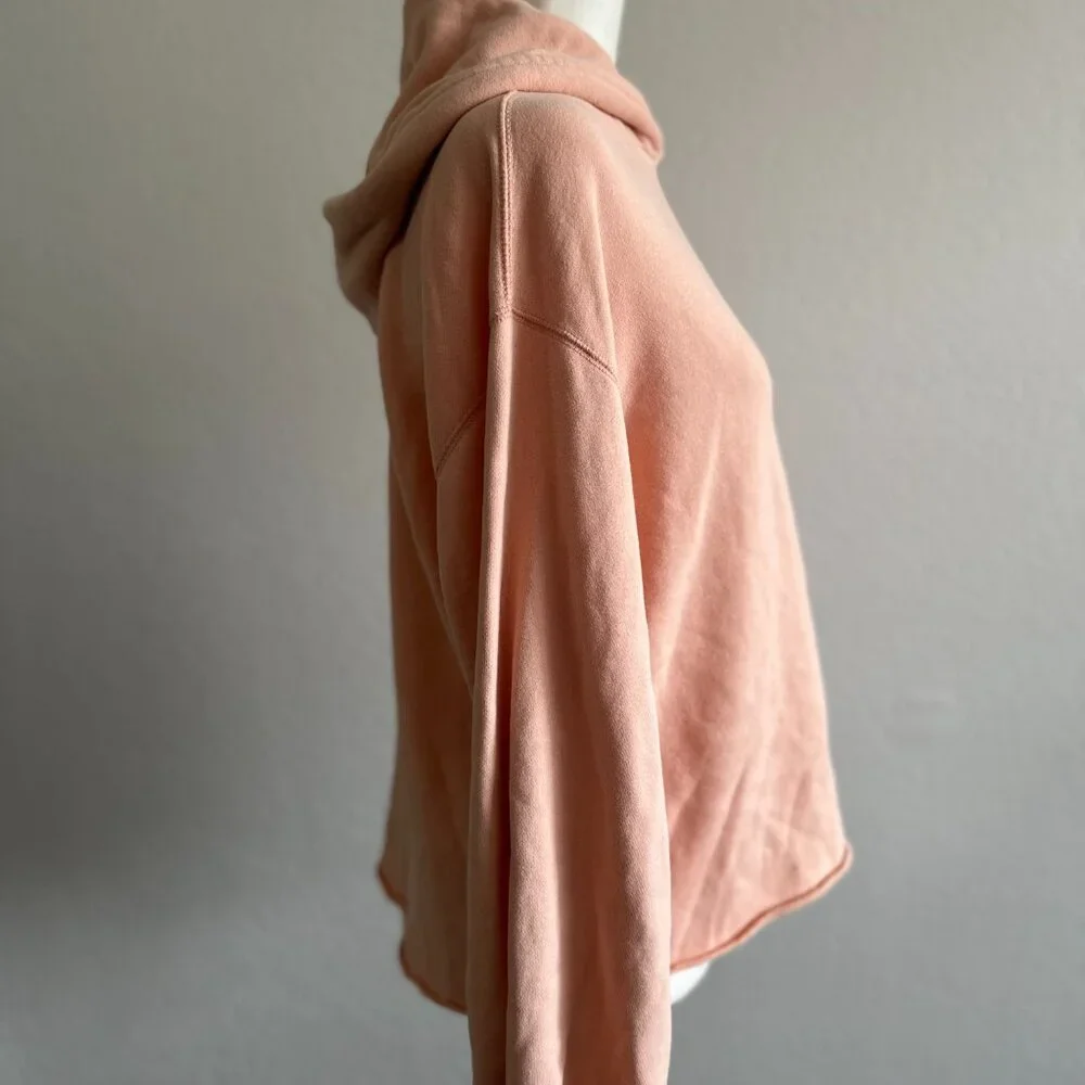 Abercrombie & Fitch Peach Cozy Cropped Hoodie – Size S - Picture 4 of 10
